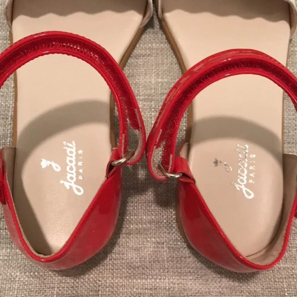 SHOES- Jacadi Patent Leather Sandals